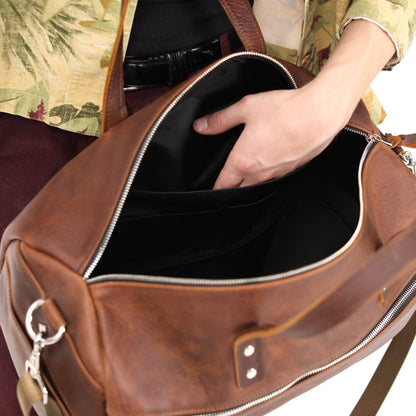 Lifetime Leather Co. Luxury Leather Duffel Bag - Stiles Supply Co.