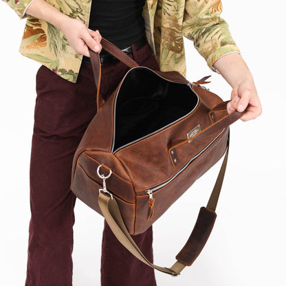Lifetime Leather Co. Luxury Leather Duffel Bag - Stiles Supply Co.