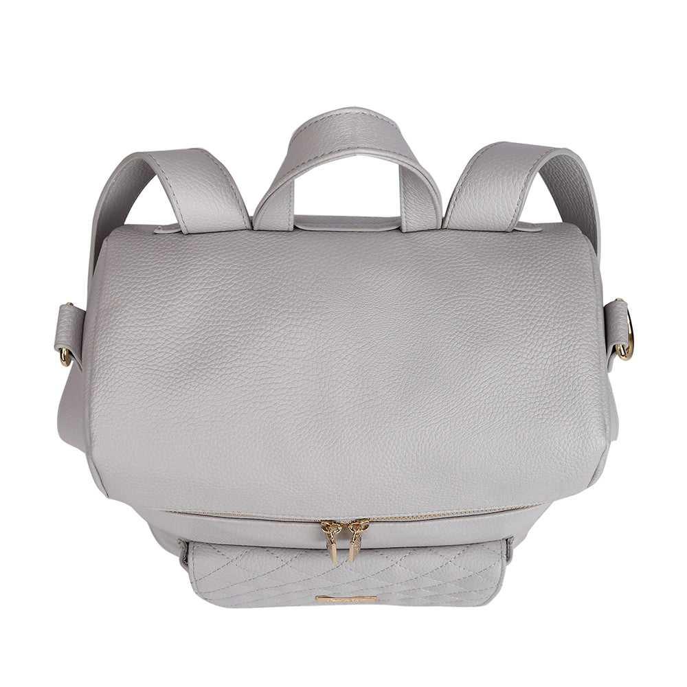 Luli Bebe Signature Diaper Bag Stone Grey