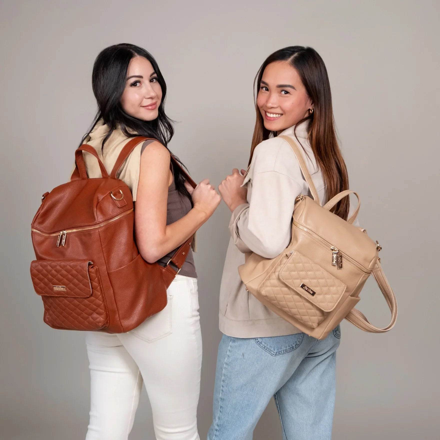 Luli Bebe Signature Diaper Bag Caramel
