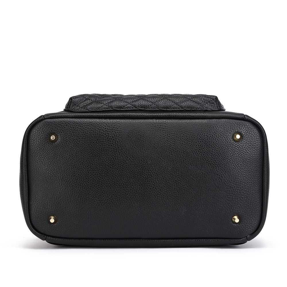 Luli Bebe Signature Diaper Bag Ebony Black