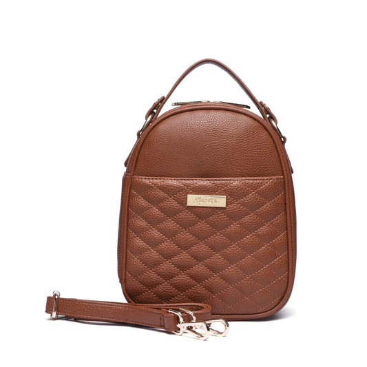 Luli Bebe Classic Snack Bag | Caramel Brown