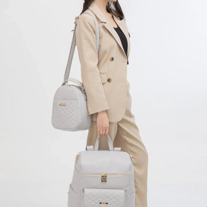 Luli Bebe Classic Snack Bag | Stone Grey