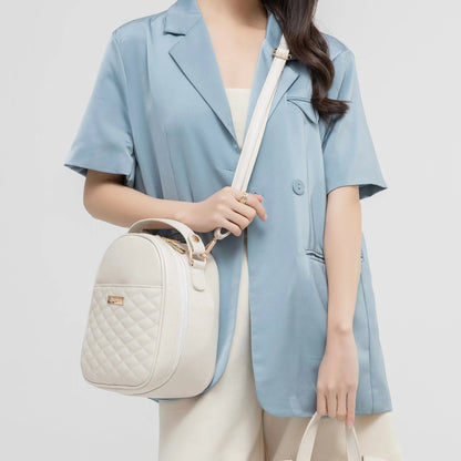 Luli Bebe Classic Snack Bag | Pearl White