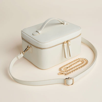 Hudson + Bleecker Jetsetter Train Case - Lagoon Blue