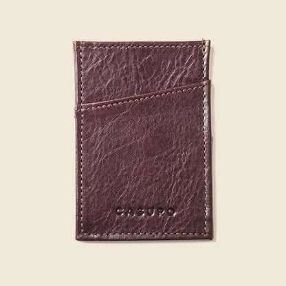 CASUPO Minimalist Wallet with RFID protection - Brown