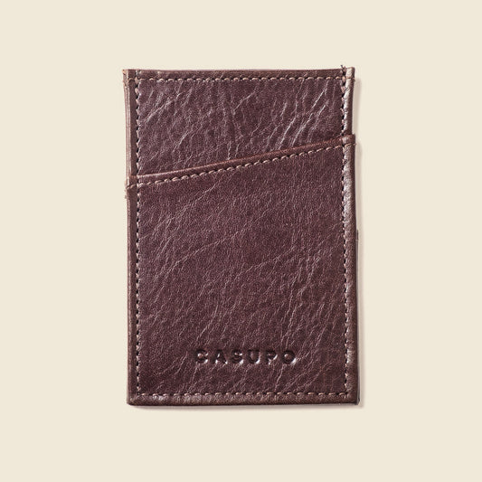 CASUPO Minimalist Wallet with RFID protection - Brown