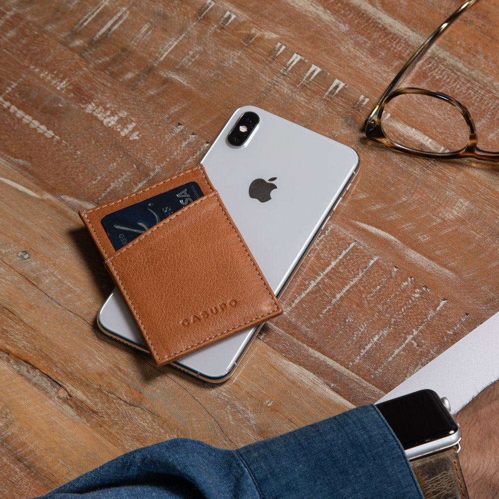 CASUPO Minimalist Wallet with RFID protection - Natural