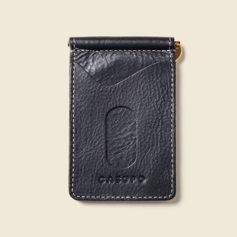 CASUPO Money Clip Wallet - Black