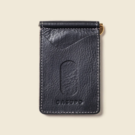 CASUPO Money Clip Wallet - Black