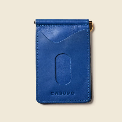 CASUPO Money Clip Wallet - Cobalt