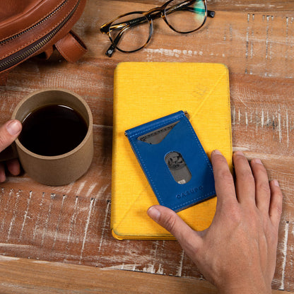 CASUPO Money Clip Wallet - Cobalt
