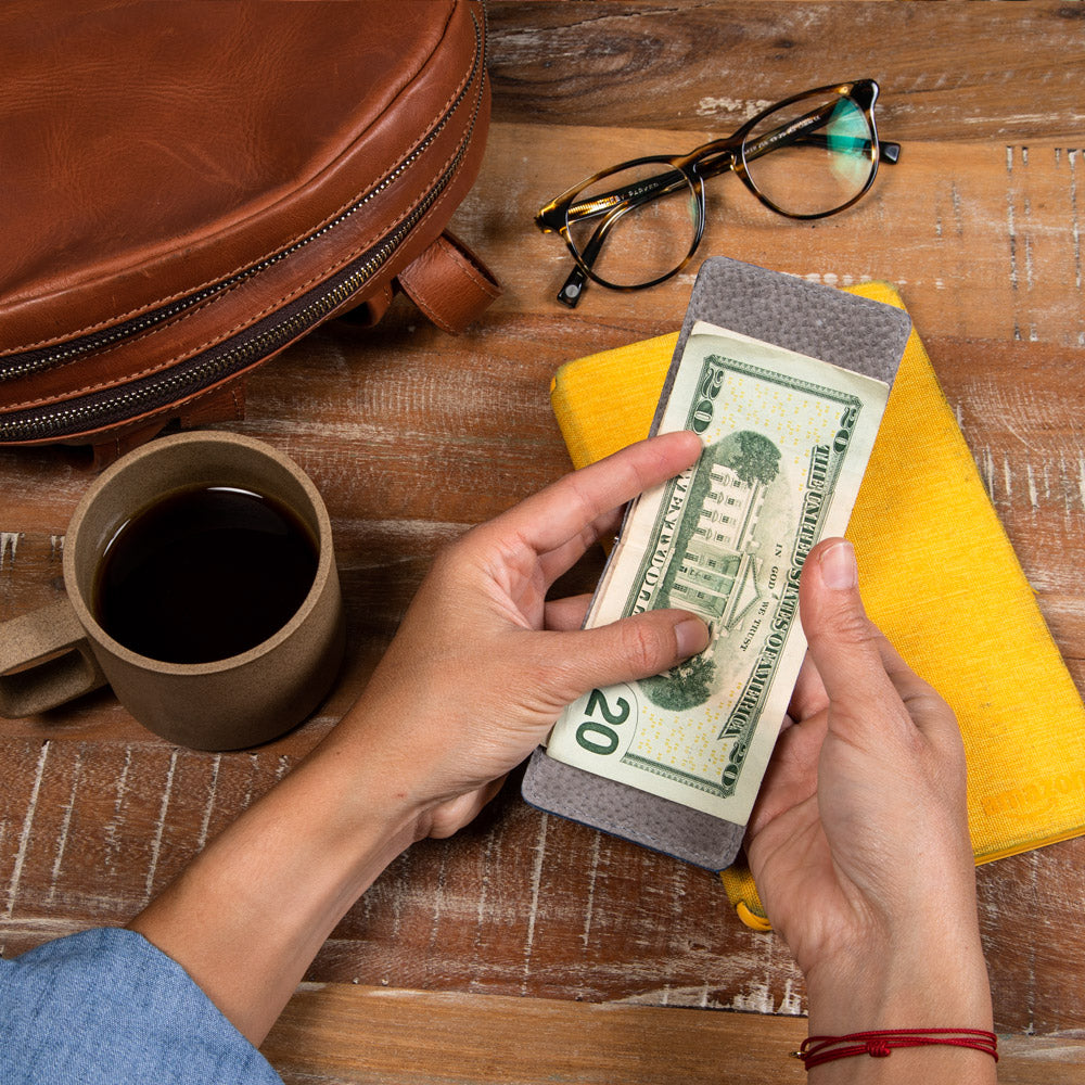 CASUPO Money Clip Wallet - Cobalt