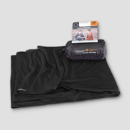 Travel Blanket Merino Wool / Silk Blend