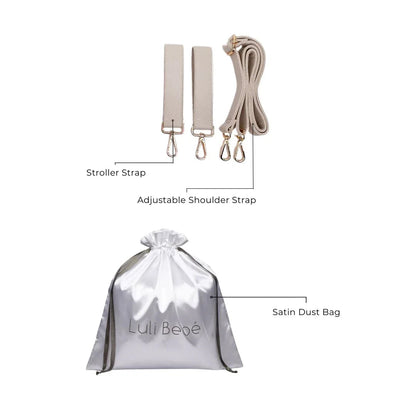 Luli Bebe Petit Diaper Bag Pastel Pink