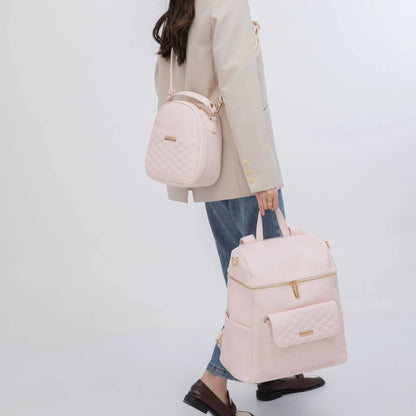 Luli Bebe Signature Diaper Bag Pastel Pink