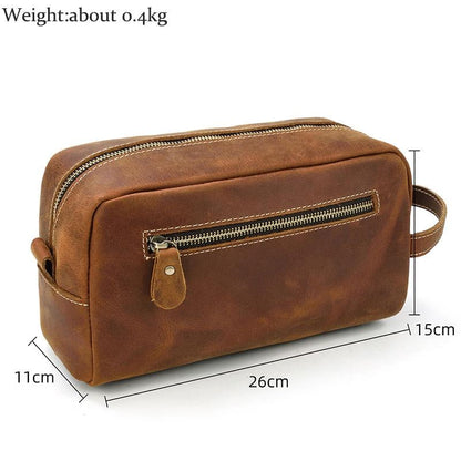 Steel Horse Leather The Wanderer Toiletry Bag - Stiles Supply Co.
