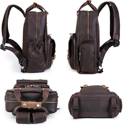 Steel Horse Leather The Gaetano Leather Camera Bag - Stiles Supply Co.