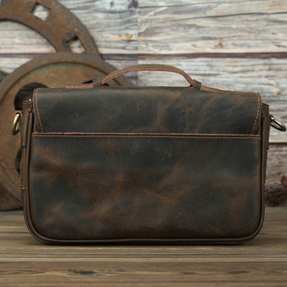 Steel Horse Leather The Faust Leather Camera Messenger Bag - Stiles Supply Co.
