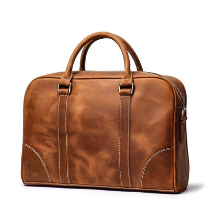 Steel Horse Leather The Bjorn Leather Laptop Bag - Stiles Supply Co.