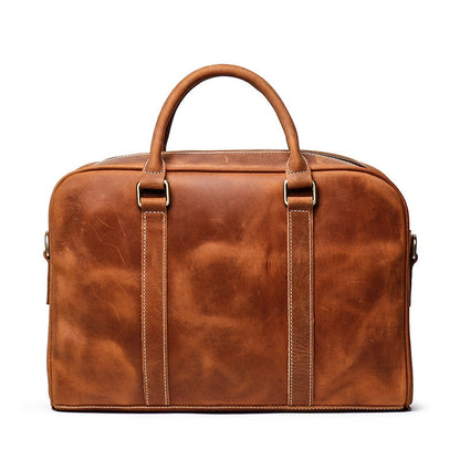 Steel Horse Leather The Bjorn Leather Laptop Bag - Stiles Supply Co.