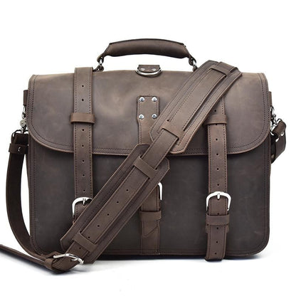 Steel Horse Leather The Gustav Messenger Bag - Stiles Supply Co.
