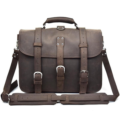 Steel Horse Leather The Gustav Messenger Bag - Stiles Supply Co.
