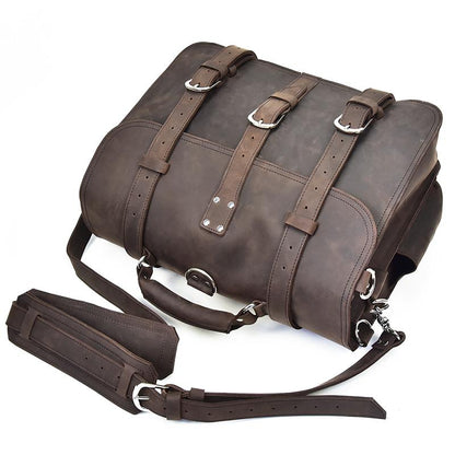 Steel Horse Leather The Gustav Messenger Bag - Stiles Supply Co.