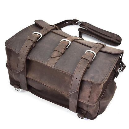 Steel Horse Leather The Gustav Messenger Bag - Stiles Supply Co.