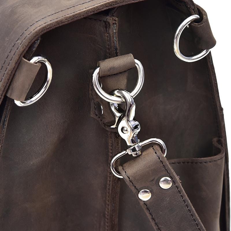 Steel Horse Leather The Gustav Messenger Bag - Stiles Supply Co.