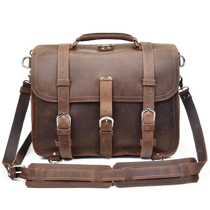 Steel Horse Leather The Gustav Messenger Bag - Stiles Supply Co.