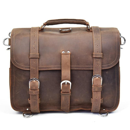 Steel Horse Leather The Gustav Messenger Bag - Stiles Supply Co.