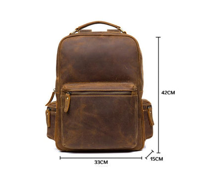 Steel Horse Leather The Langley Backpack - Stiles Supply Co.