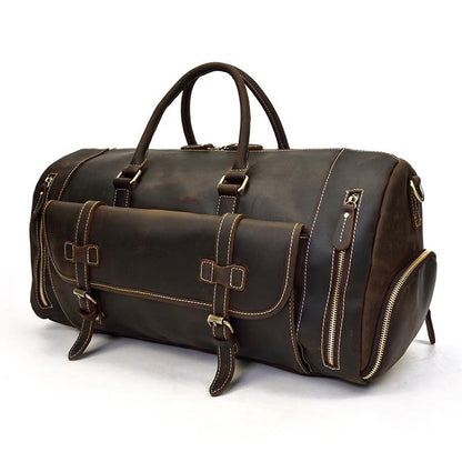 Steel Horse Leather The Bard Weekender Leather Duffle Bag - Stiles Supply Co.