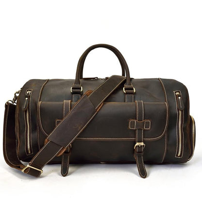 Steel Horse Leather The Bard Weekender Leather Duffle Bag - Stiles Supply Co.