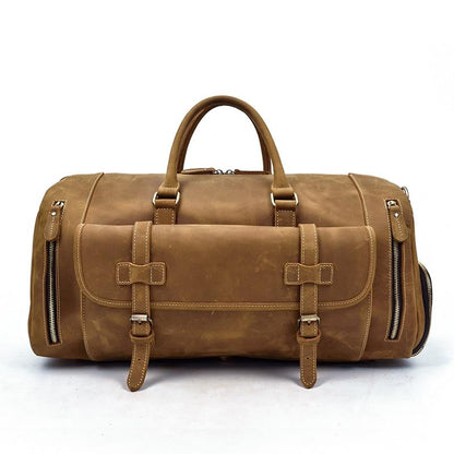 Steel Horse Leather The Bard Weekender Leather Duffle Bag - Stiles Supply Co.