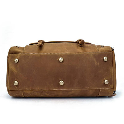 Steel Horse Leather The Bard Weekender Leather Duffle Bag - Stiles Supply Co.