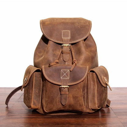 Steel Horse Leather The Asmund Leather Backpack - Stiles Supply Co.