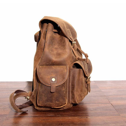 Steel Horse Leather The Asmund Leather Backpack - Stiles Supply Co.