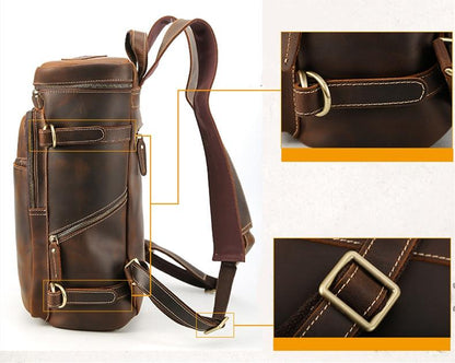 Steel Horse Leather The Raoul Backpack - Stiles Supply Co.