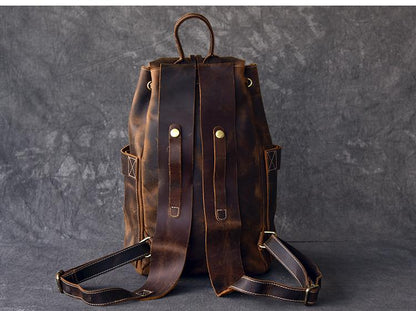 Steel Horse Leather The Olaf Rucksack - Stiles Supply Co.