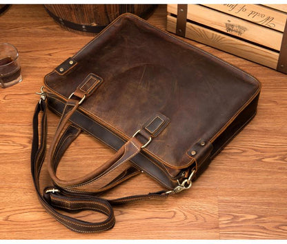 Steel Horse Leather The Viggo Briefcase - Stiles Supply Co.