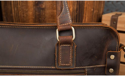 Steel Horse Leather The Viggo Briefcase - Stiles Supply Co.
