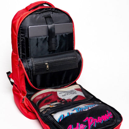 Sole Premise Red Polyester Carry-On Patented Backpack (Only 300 Made)