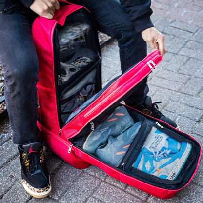 Sole Premise Red Polyester Carry-On Patented Backpack (Only 300 Made)