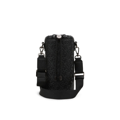 RR22 Edition22 vegan leather bottle bag in black