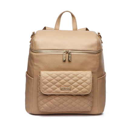 Luli Bebe Signature Diaper Bag Latte Brown