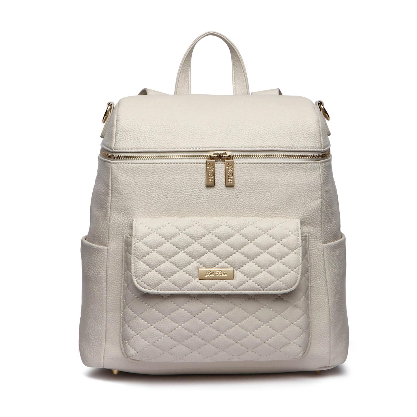 Luli Bebe Signature Diaper Bag Pearl White