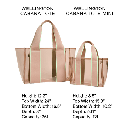 State Bags Latte Wellington Cabana Tote Mini | Limited Edition - Stiles Supply Co.