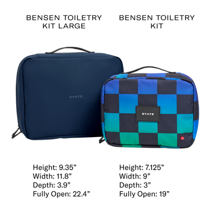 STATE Bags Bensen Toiletry Kit Blue